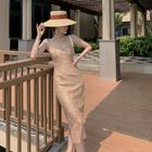 Elegant Lace Sling Wrap Womens Vacation Dresses 113cm